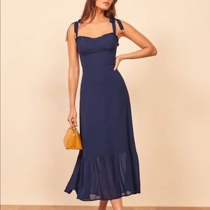 Reformation Nikita Dress, Navy (Size 0)